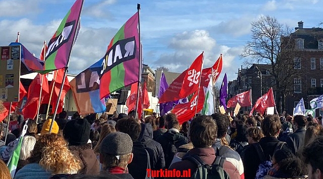 Amsterdam: Hollanda'da Öğrenci Protestosu