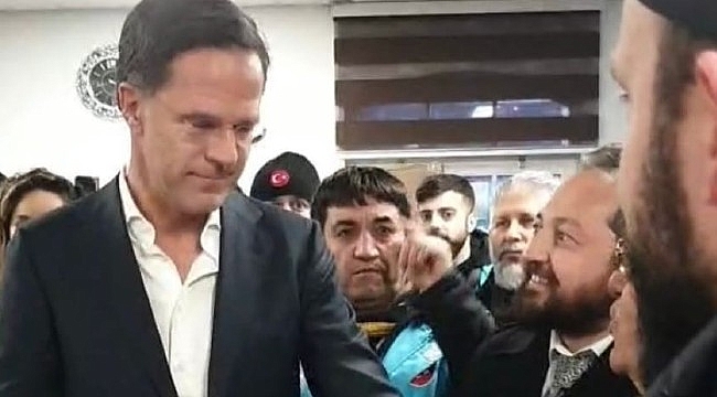 Hollanda Başbakanı Rutte depremzedelere yapılan yardım yerini ziyaret etti