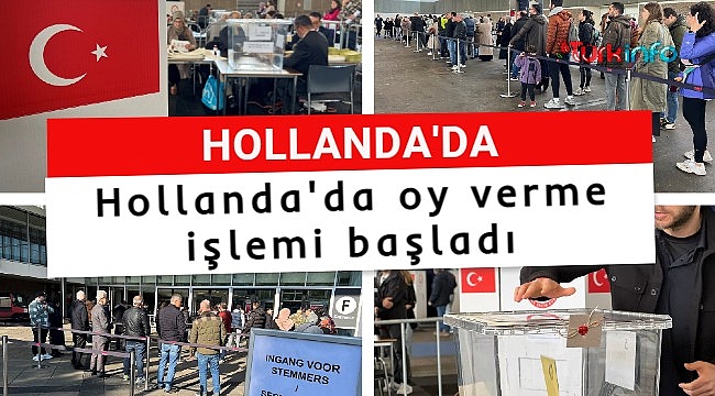 Hollanda'da oy verme işlemi başladı