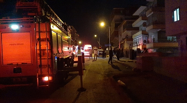 Çorum'da eşyalarını balkondan atıp evi ateşe veren Gurbetçi gözaltına alındı