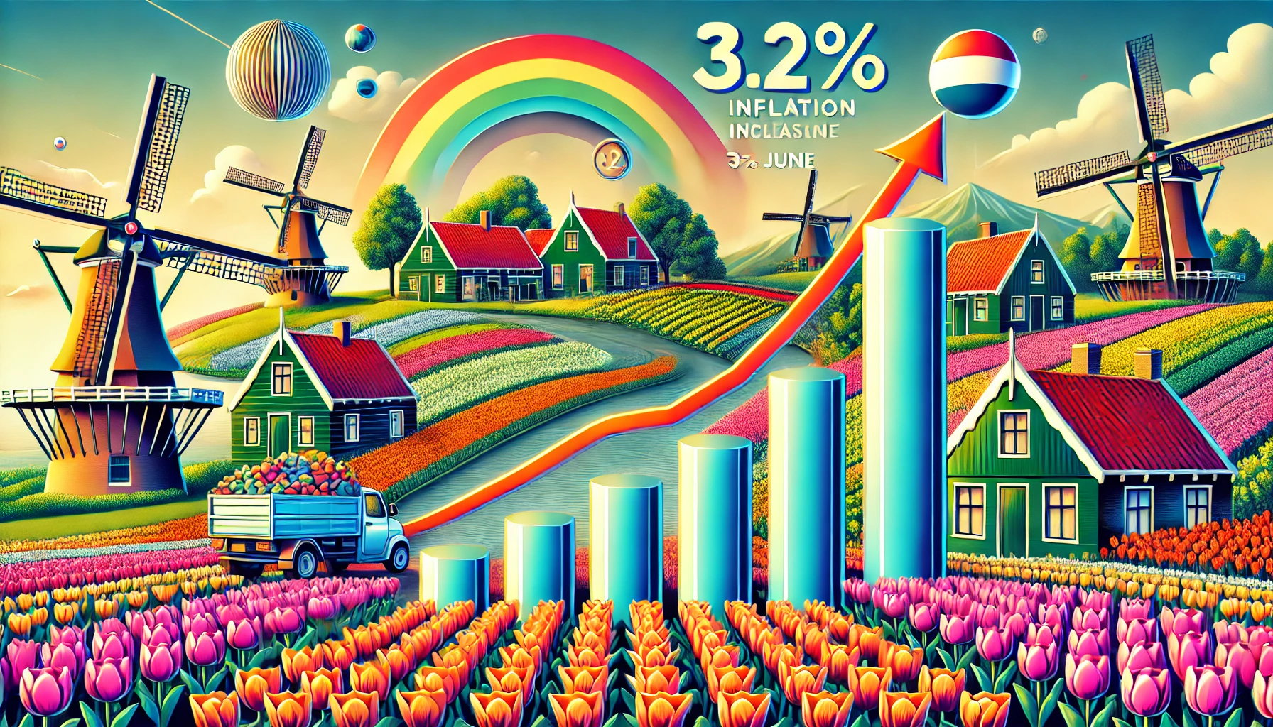Hollanda'da Enflasyon Haziran Ayında %3,2'ye Yükseldi