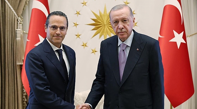 President Erdoğan ontvangt CEO van Shell, Sawan