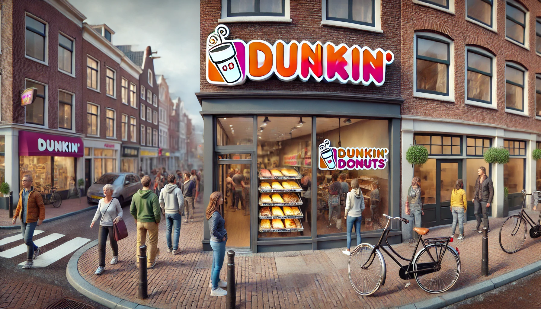 Dunkin' Donut ve Kahve Dükkanları Hollanda'da İflas Etti