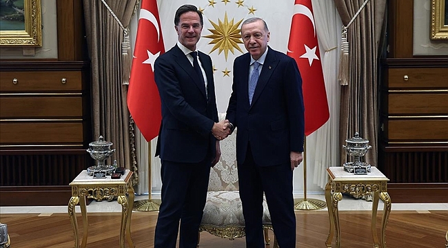 Cumhurbaşkanı Erdoğan, NATO Genel Sekreteri Rutte'yi kabul etti