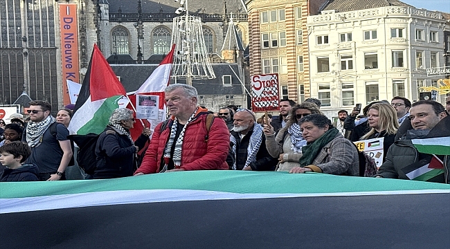 Filistin'in işgaline zemin hazırlayan Balfour Deklarasyonu, Hollanda'da protesto edildi