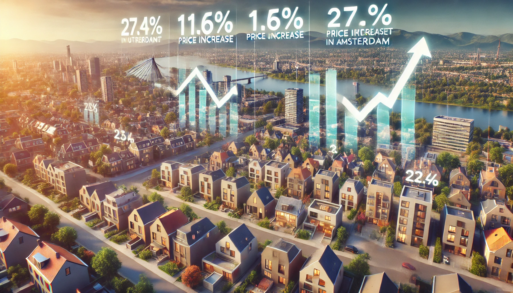 Bestaande koopwoningen in 2024 bijna 9% duurder