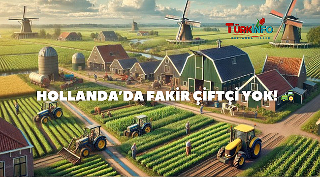 Hollanda'da Fakir Çiftçi Yok, Gelir ve Refah Açısından En Güçlü Kesim!