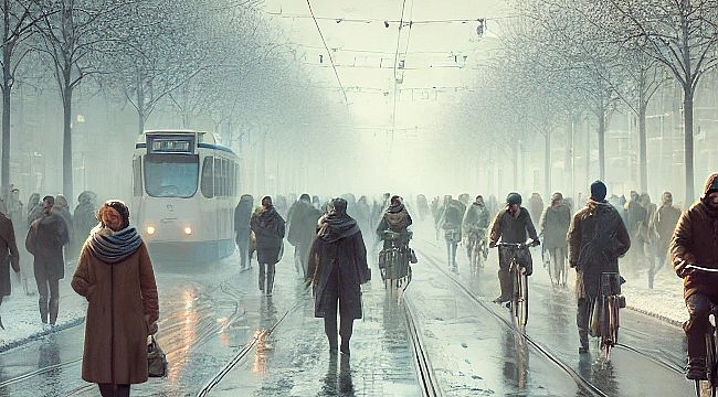 Hollanda'da Hava Sıcaklığı 10 Derece Birden Düştü