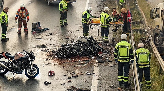 Schiedam'da A20 Karayolunda Motosiklet ve Kamyon Çarpıştı: İki Kişi Hayatını Kaybetti