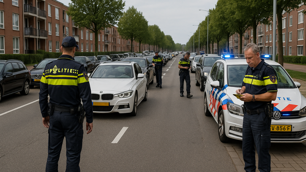 Hollanda Vlissingen'deki Düğün Konvoyunu Ceza yağdı!