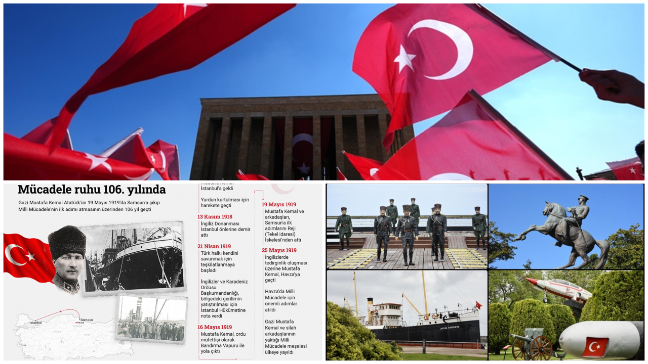 19 Mayıs’ın 106. Yılında Atatürk’ün Samsun’a Çıkışı Coşkuyla Kutlaniyor