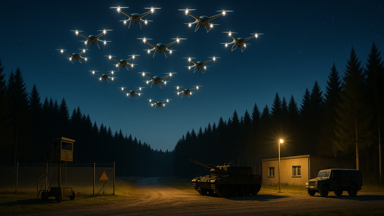 Danimarka'dan Sonra Şimdi de Belçika Alarmda: Askeri Üs Üzerinde Tanımlanamayan Dronlar!
