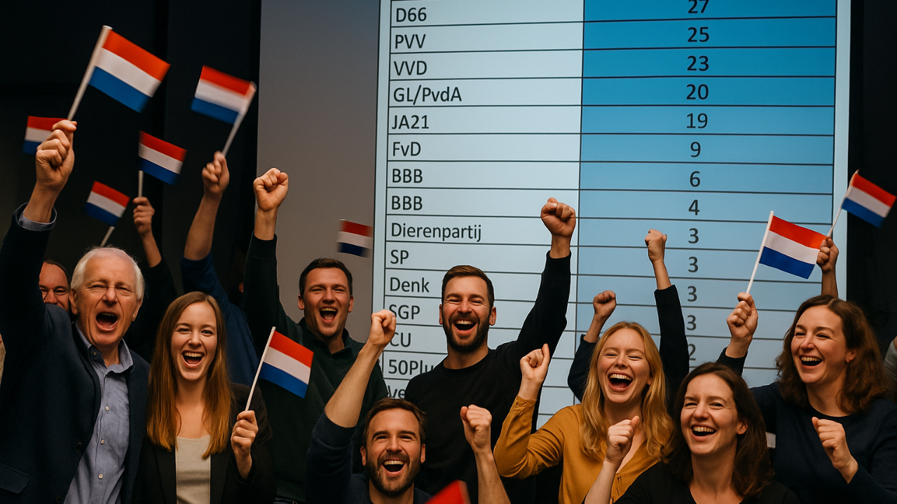 PVV ve D66 26 sandalyeyle eşit – fark yalnızca birkaç bin oy