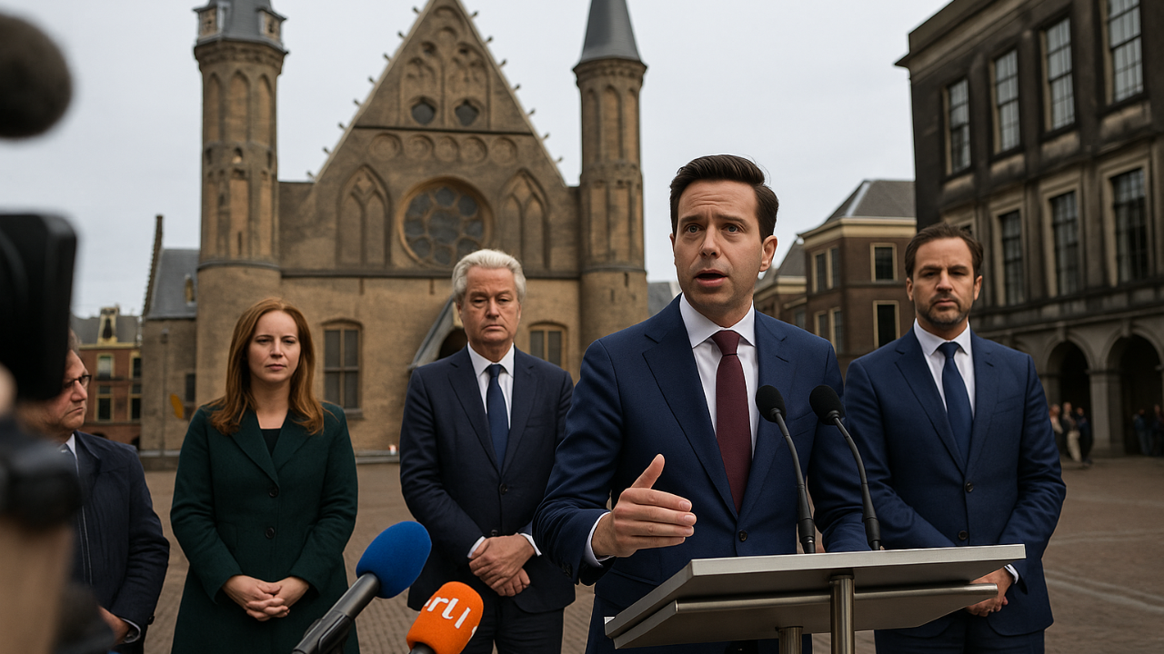 Hollanda'da Koalisyon Pazarlıkları Başladı: Rob Jetten Başbakanlığa Doğru İlerliyor