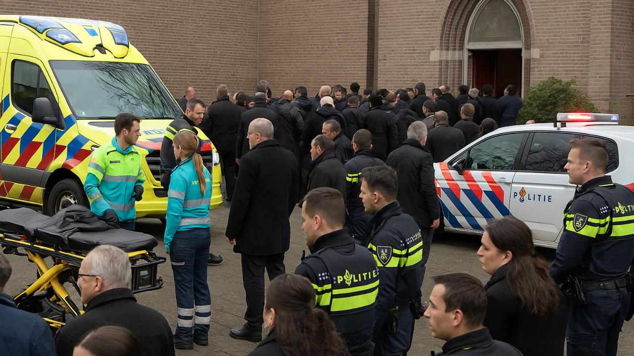 Rotterdam'da Cenaze Töreninde Silahlı Saldırı Şüphesi: 1 Yaralı