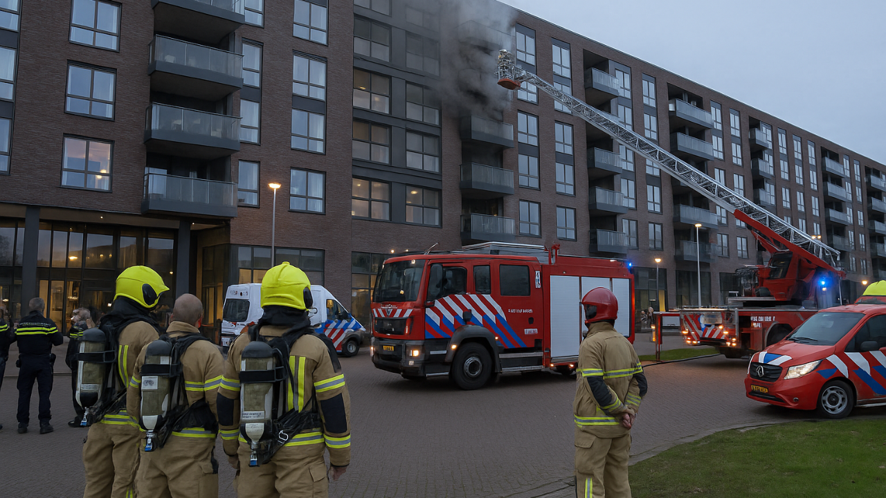 Tilburg'daki Bakım Merkezinde Yangın: Üç Ağır Yaralı, 200 Kişi Tahliye Edildi