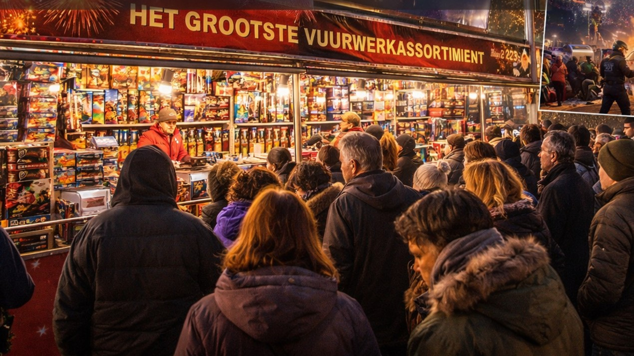 Hollanda'da Rekor Miktarda Havai Fişek Satıldı