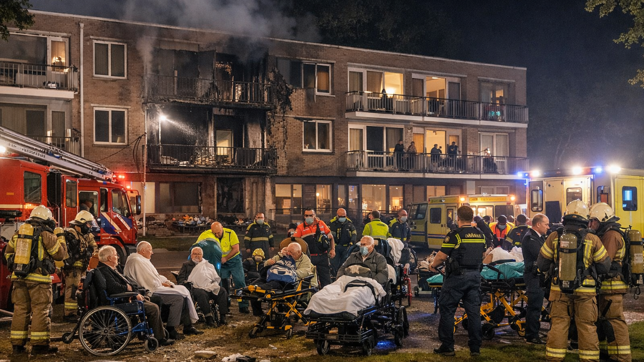 Hollanda’daki Huzurevinde Çıkan Yangında 2 Kişi Hayatını Kaybetti