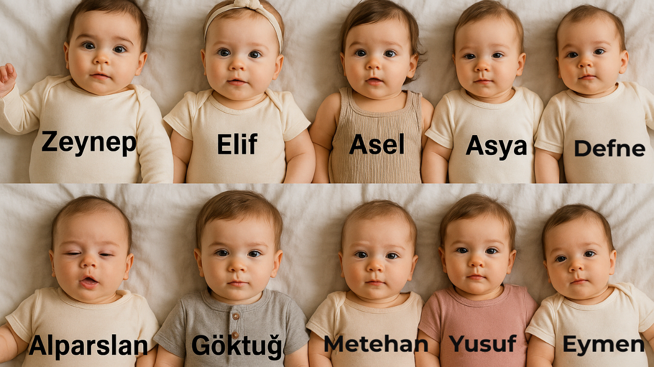 Türkiye’de 2025’te En Çok Tercih Edilen Bebek İsimleri Açıklandı