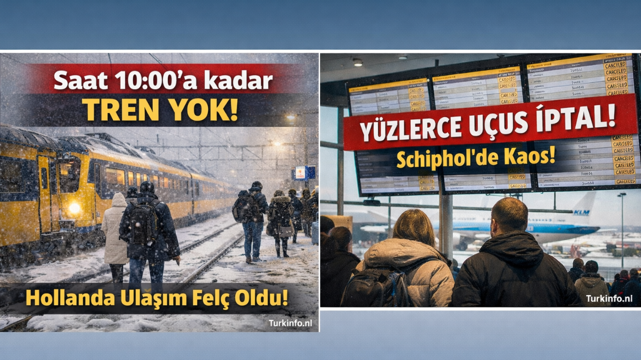 ⏰ Saat 12:30 Güncellemesi | Hollanda’da Ulaşım ve Hava Durumu