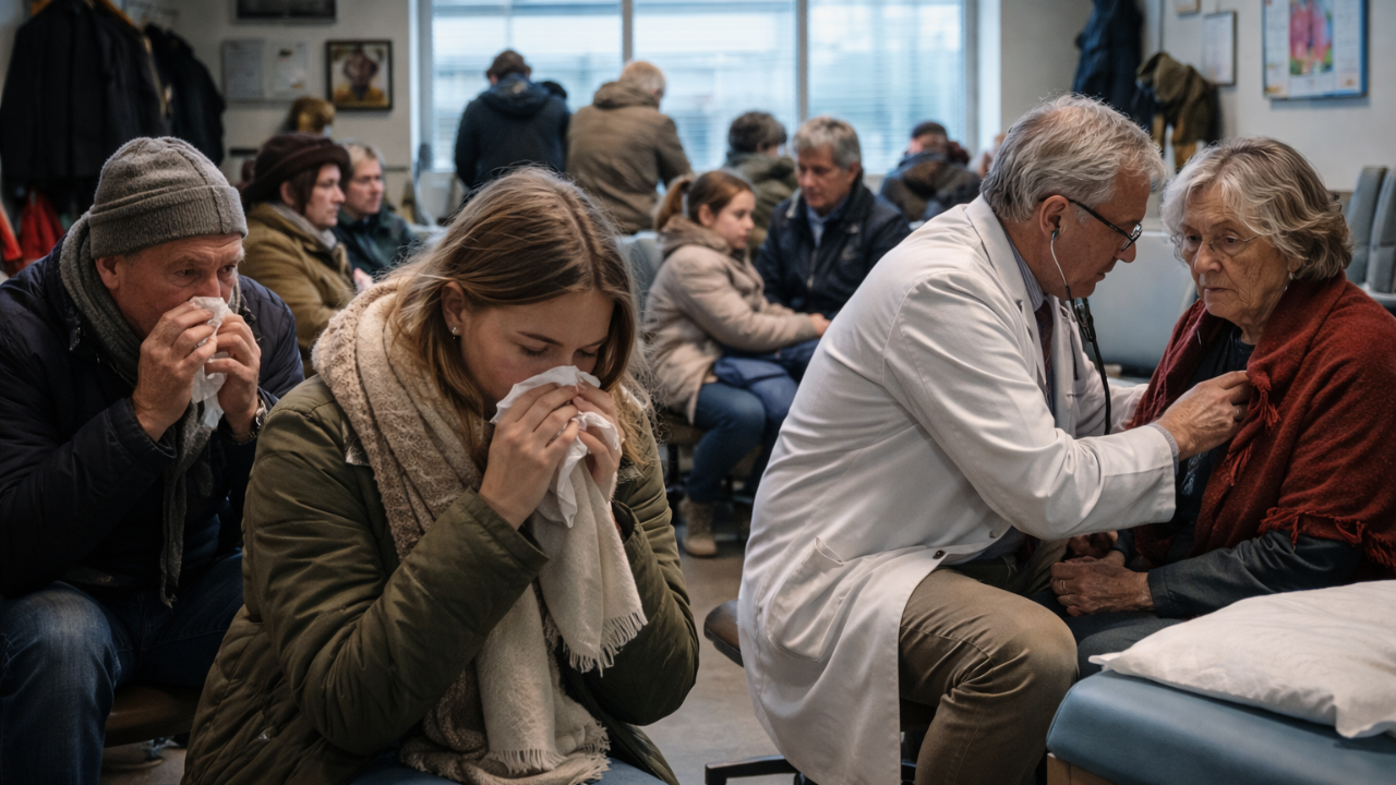 Hollanda’da Grip Epidemisi Resmen Başladı: Vakalar Hızla Artıyor