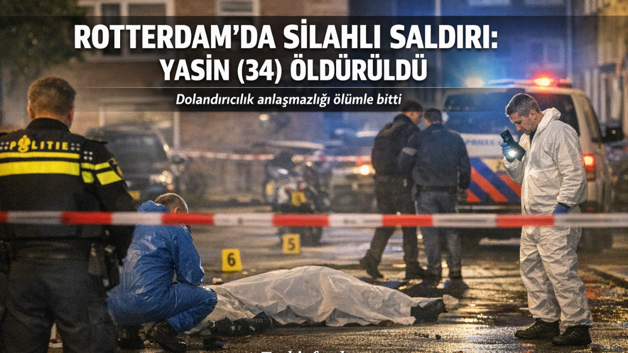 Rotterdam'da Sokakta Çıkan Tartışma Sonrası 34 Yaşındaki Türk Yasin Silahla Öldürüldü