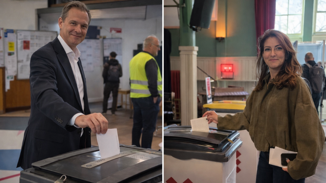 Rotterdam’da katılım oranı yüzde 8,2’ye ulaştı. Dilan Yeşilgöz oyunu kullandı.