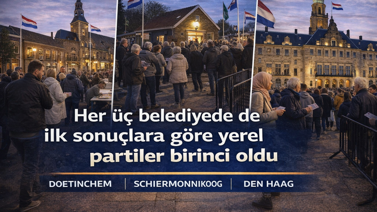 Her üç Belediye'de de ilk sonuçlara göre yerel partiler birinci oldu,