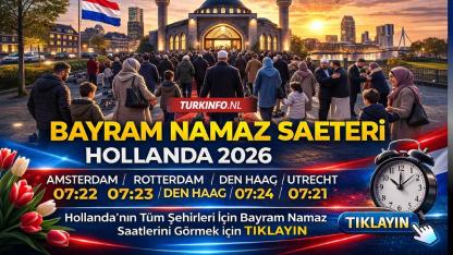 Hollanda’da Ramazan Bayramı 2026:  Hollanda Bayram Namazı Saatleri
