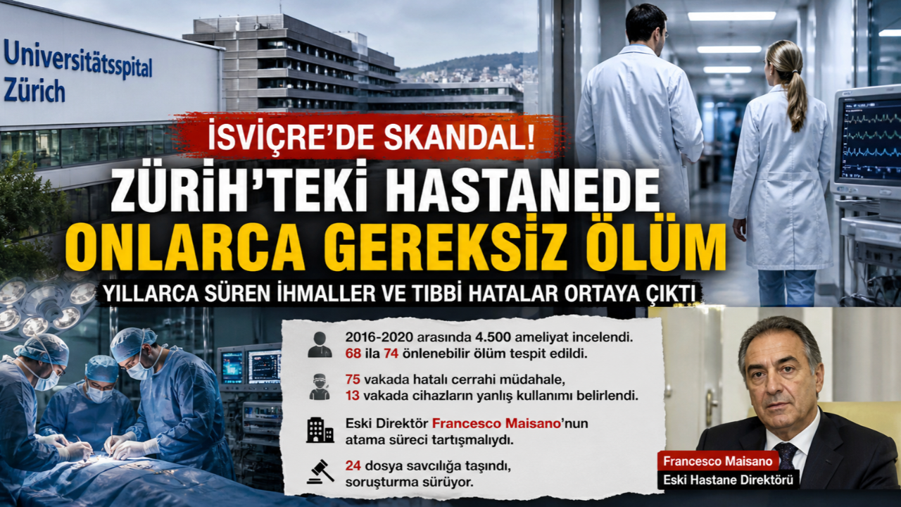 İsviçre’de Hastane Skandalı: Yıllarca Süren İhmaller Onlarca Can Aldı!